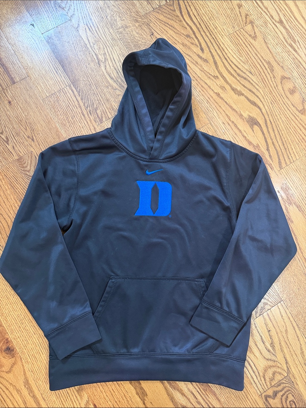 Boy’s Duke Blue Devils Nike Therma-Fit Hoodie/Sweatshirt. Size Large.